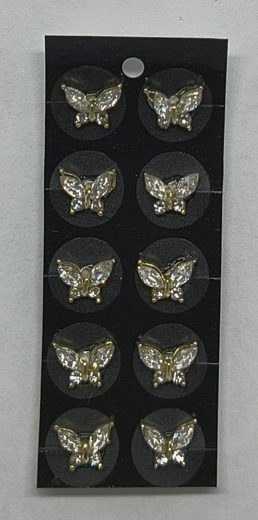 耳つぼジュエリーのデザイン見本 蝶